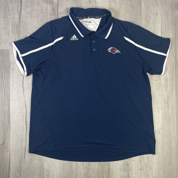 UTSA Adidas Polo Shirt Mens 2XL Player Shirt Football Roadrunners Collegiate N - Picture 1 of 10